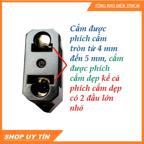 Phích cắm chuyển đổi chân cắm từ dẹp ra tròn ( PA2 ) hoặc từ tròn ra dẹp ( PA1 ) Chengli