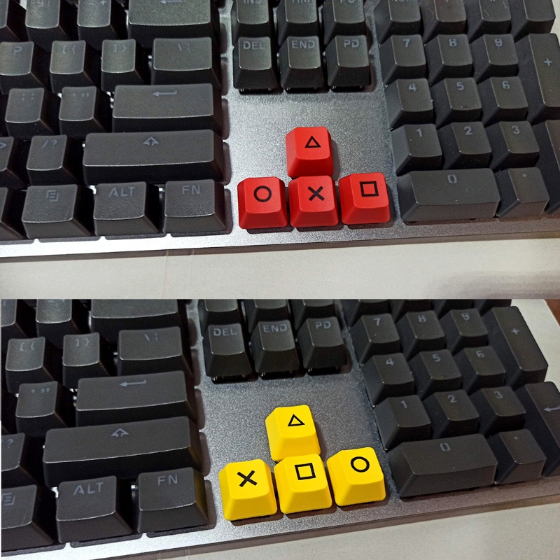Nút bàn phím cơ PBT màu đỏ/vàng cho bàn phím cơ