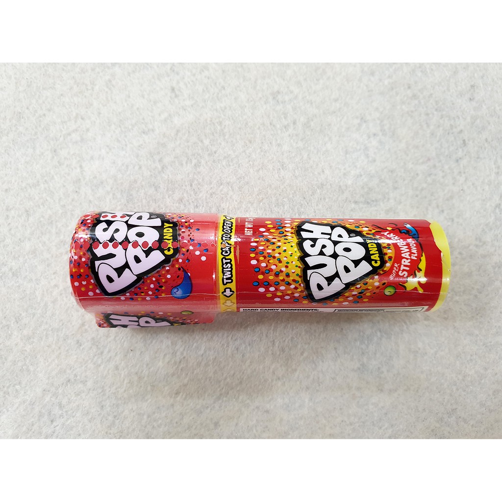 [Hot] Kẹo Son Push Pop Candy hương vị Mâm Xôi loại 15g ( Mẫu mới - Nội địa USA- Mỹ)