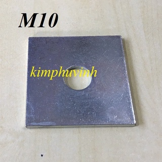10 cái - m10 vòng đệm vuông - long đền vuông 10li