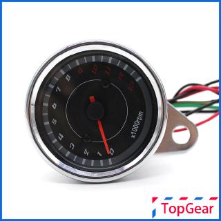 1000 rpm Universal Motorcycle Tachometer Led Screen Dc 12v Meter Gauge 13k Speedometer For Honda Yamaha Suzuki