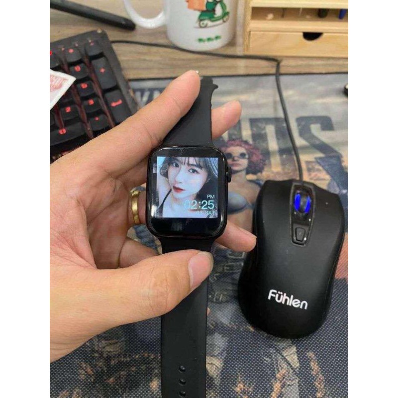 Đồng hồ thông minh T500 seri 6, thay dây, thay ảnh, nghe gọi kết nối bluetooth. Bảo hành 6 tháng. | BigBuy360 - bigbuy360.vn