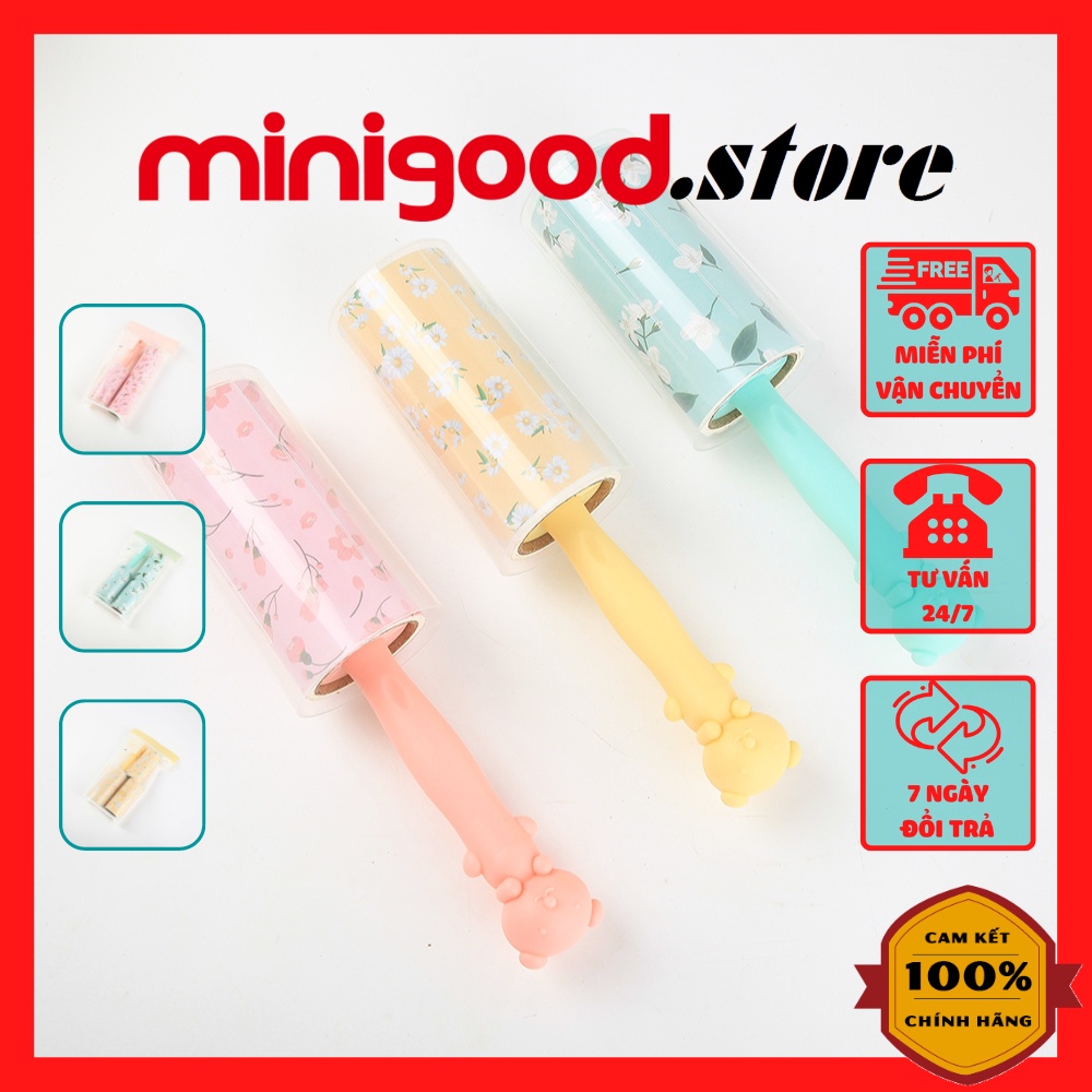 Bộ 3 cây lăn bụi quần áo MINIGOOD 50 miếng