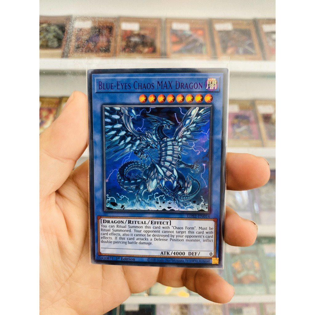 Thẻ Bài YugiOh! Mã LDS2-EN016 - Blue-Eyes Chaos MAX Dragon - Ultra Rare  - 1st Edition