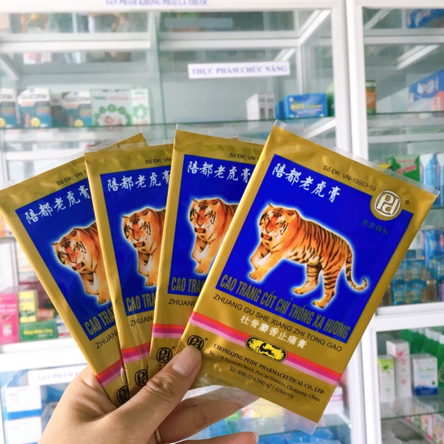 Cao dán con cọp ( bị 4 miếng )