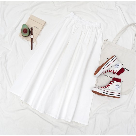 Chân Váy Kaki Form Dài Hình Thật Vải Bao Đẹp - Chân Váy Kaki Dài - Chân Váy Chữ A - Chân Váy Dài Qua Gối CV03 | BigBuy360 - bigbuy360.vn