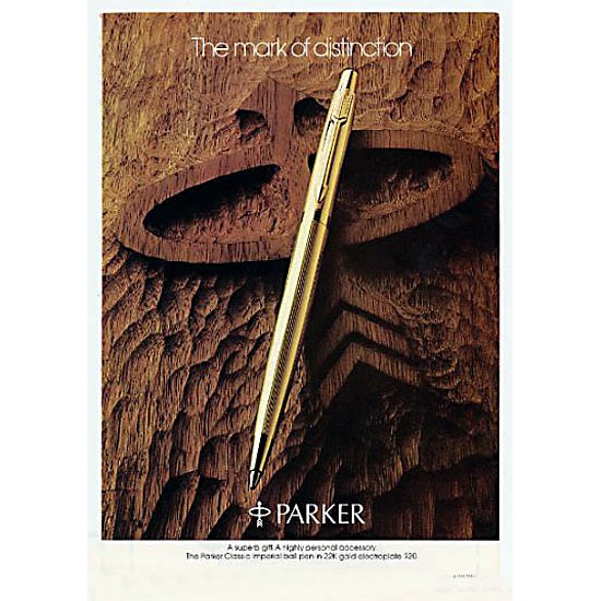 Viết bi Parker Classic - Mạ vàng 22 kara - Grain D'Orge Barleycorn pattern Ballpoint Pen - Bút cao cấp - Made in France