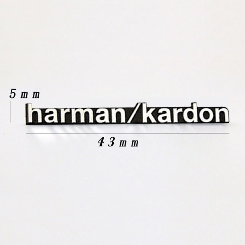 Chữ Harman Kardon 3D Nổi Dán Nội Thất Xe Ô tô