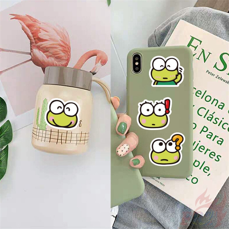 ❉ Keroppi Q-1 Stickers ❉ 40Pcs/Set Sanrio DIY Decals Stickers for Album Diary Laptop Scrapbooks Skateboard