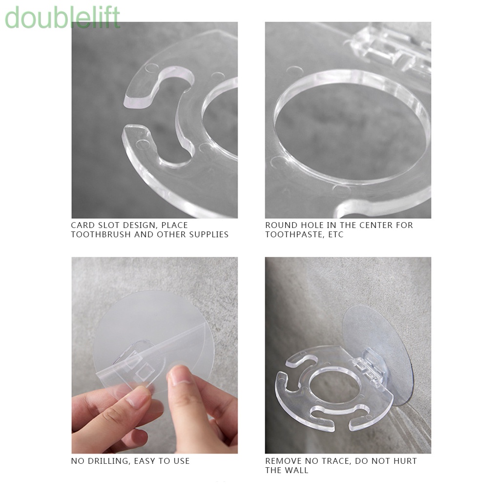 Giá đỡ bàn chải đánh răng/ đồ cạo râu treo tường đa năng tiện lợi