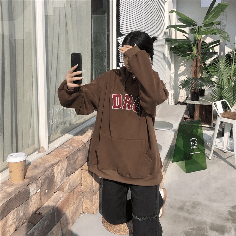 (Mẫu Mới) ÁO HOODIE NỈ FORM RỘNG SIÊU ĐẸP CHO DỊP VÀO ĐÔNG SẮP TỚI NA hhp