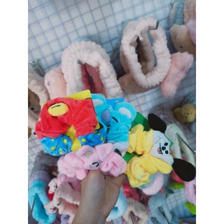Dây cột tóc vải Scrunchies hình nhân vật Bangtan ( A3D01 )