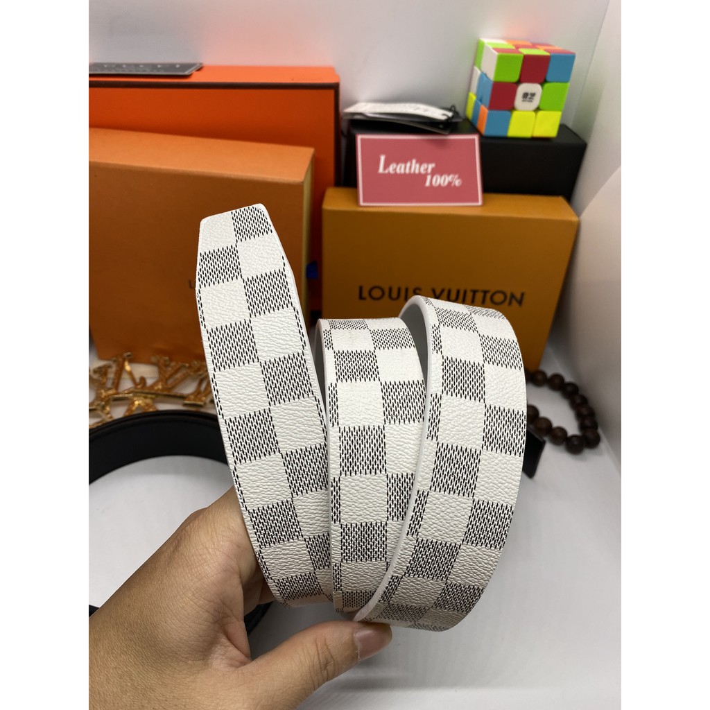 Thắt Lưng Nam LV cao cấp, Dây lưng Nam LV thời trang đủ màu trắng ,xanh,nâu mẫu dây nịt nam LV hot trend 2021