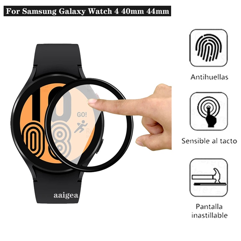 Set 3/10 Miếng Dán Bảo Vệ Màn Hình Đồng Hồ Samsung Galaxy Watch 4 40mm 44mm 3D