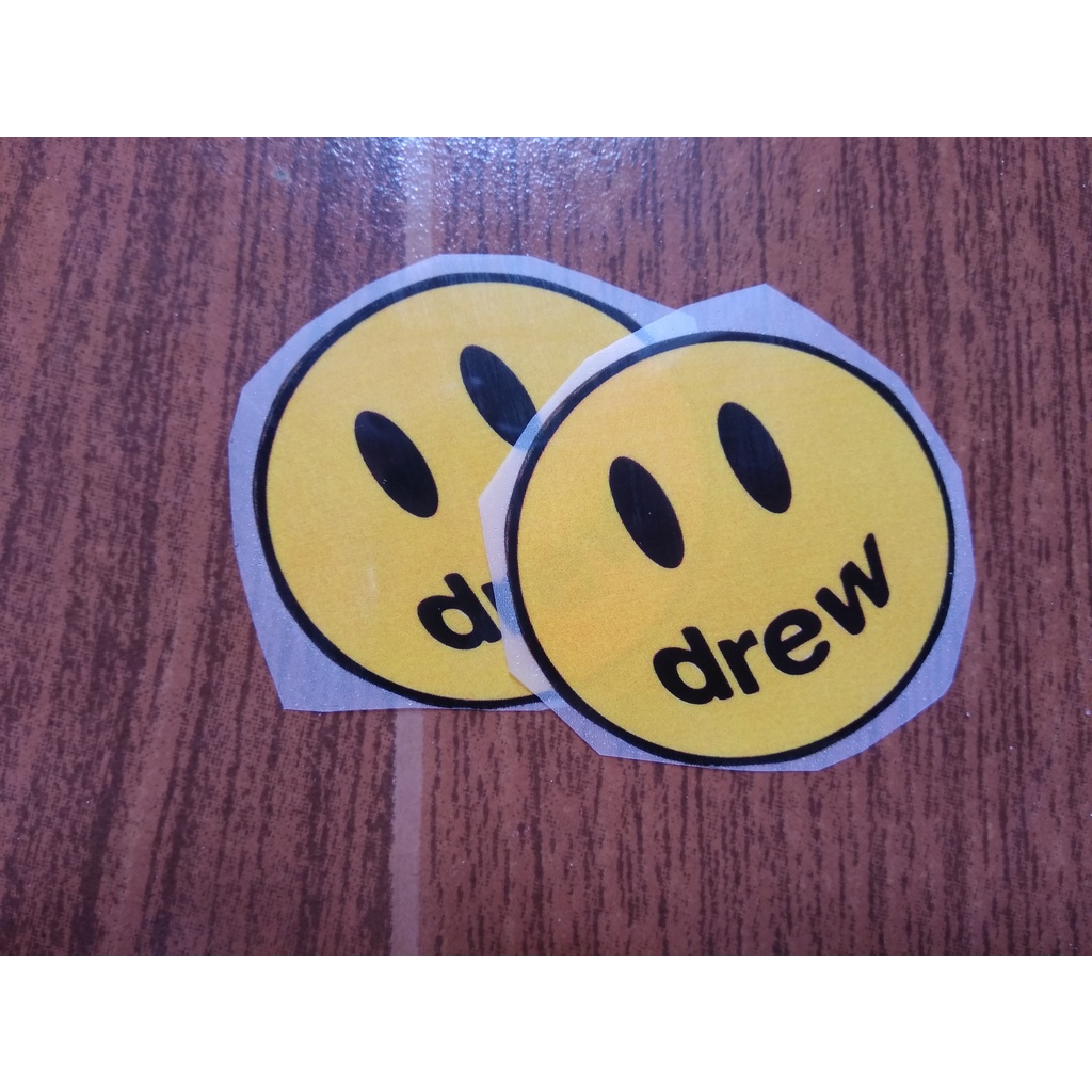 Sticker ủi áo dễ dàng sử dụng mẫu Drew cute