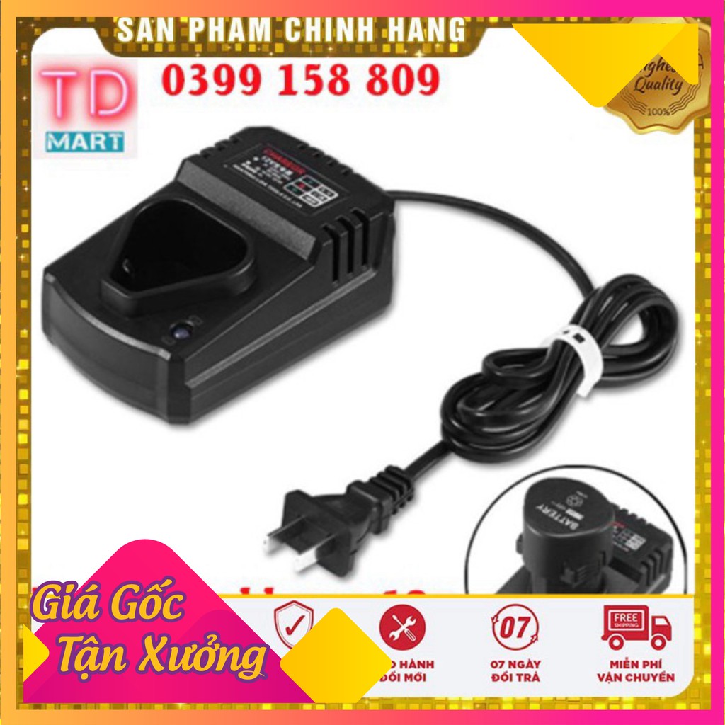 [ GIÁ HỦY DIỆT ]  DOCK sạc pin Pin Li-ion 12V, Bộ sạc pin máy khoan 12v dành cho pin máy khoan 12V Có đèn báo, tự ngắt k