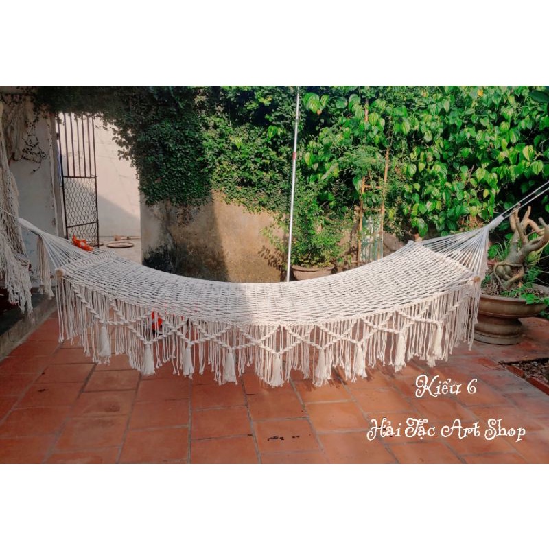Võng Bãi Biển, sân vườn macrame, võng đan lưới - Hải Tặc Art Shop