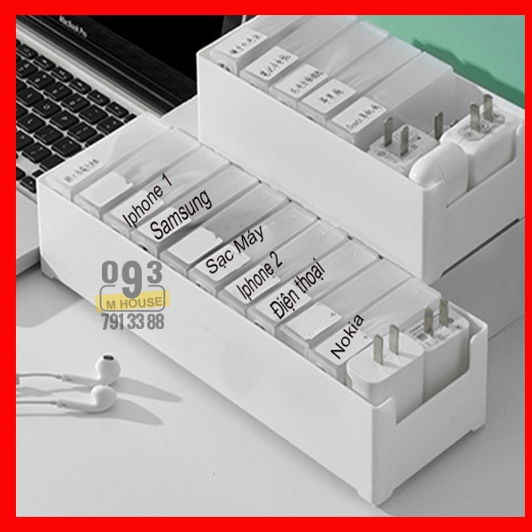 Cáp Hộp Lưu Trữ, Vỏ Dây Điện,Ổ Cắm Sạc Chống Bụi Hộp Đựng Đường Dây Mạng Sạc Dây Quản Lý