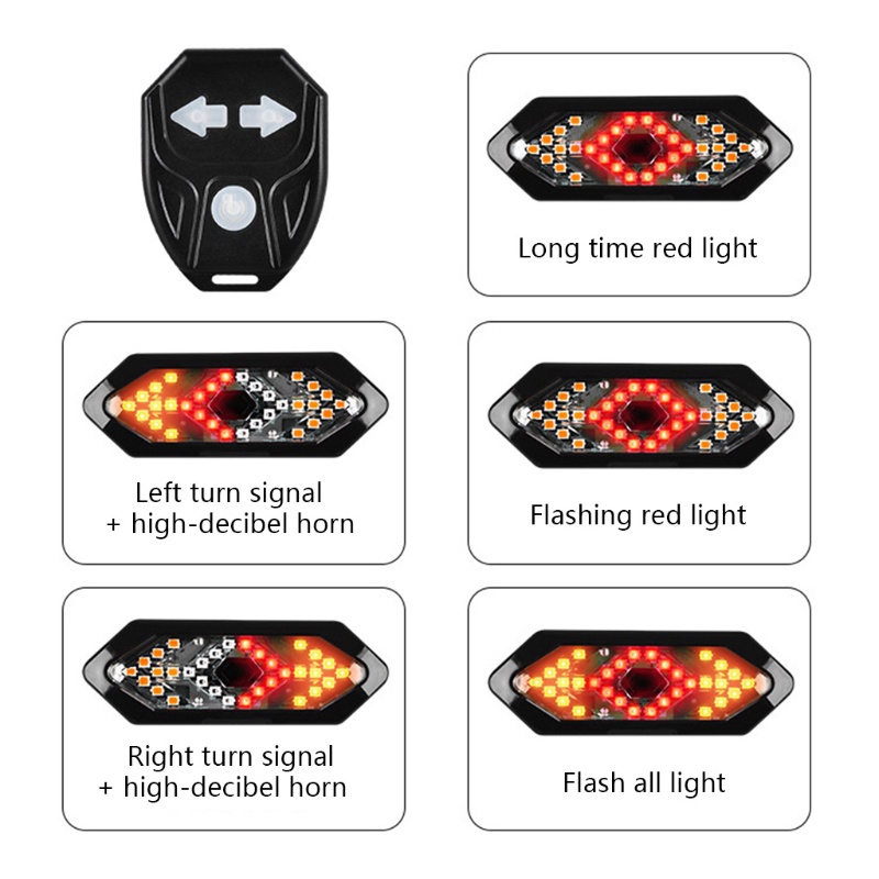 Đèn Cảnh Báo Chuyển Đổi Tín Hiệu Thông Minh Không Dây Sạc USB Kèm Điều Khiển Từ Xa