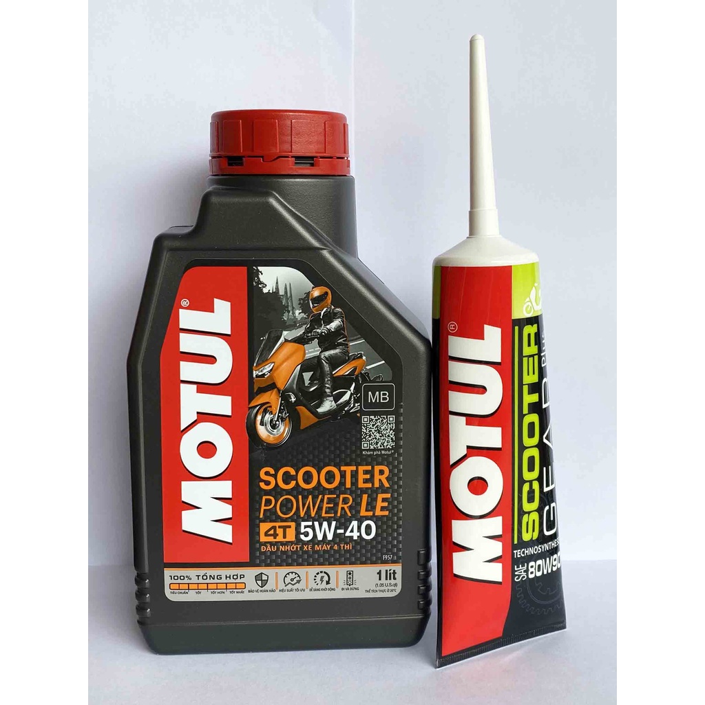 Nhớt MoTul Scooter Power 5W40 Tổng Hợp Cho Xe Tay Ga Cao Cấp
