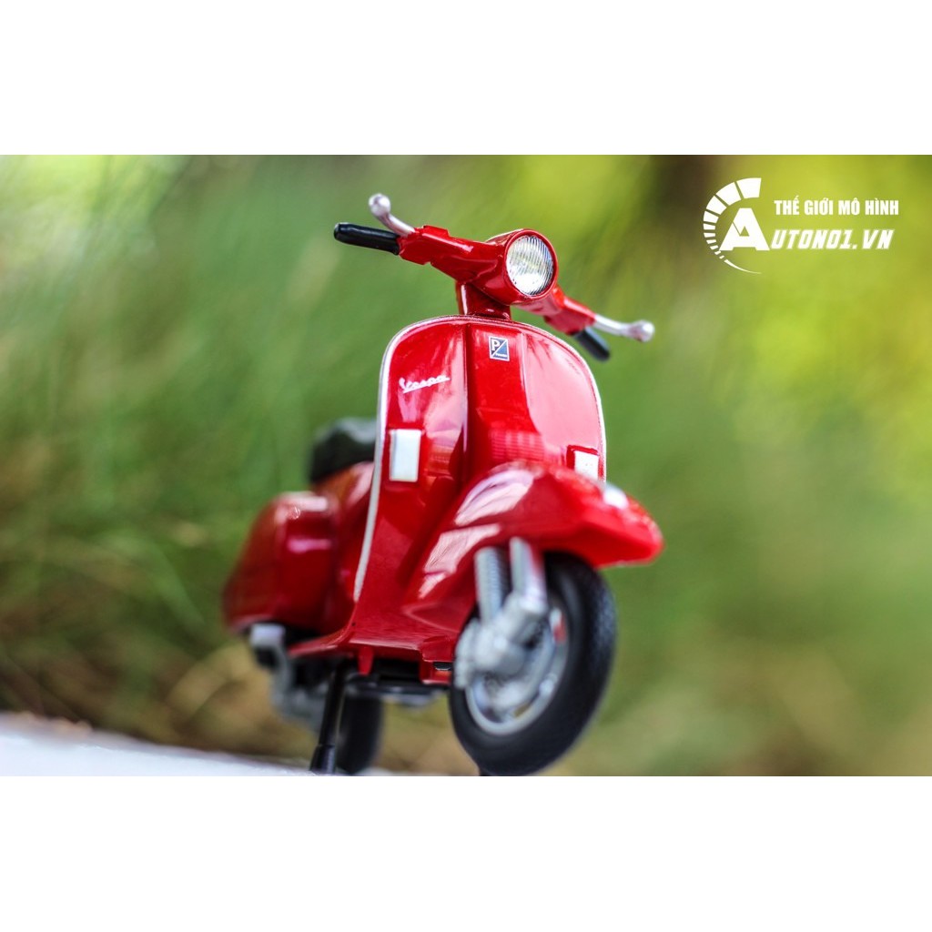 MÔ HÌNH XE VESPA PX 2016 RED 1:18 WELLY 7171B