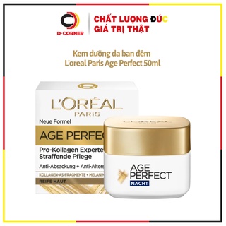Kem dưỡng da ban đêm L'oreal Paris Nachtcreme Age ngăn ngừa lão hóa - hộp 50ml