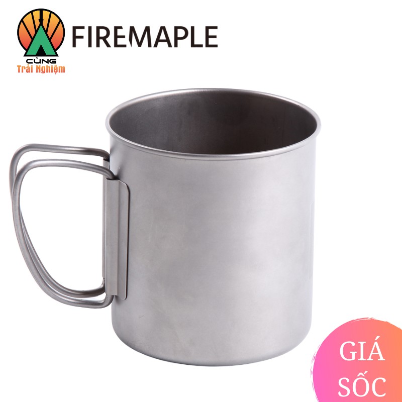 [CHÍNH HÃNG] Cốc Dã Ngoại Fire Maple FMP-307 Titan Gọn Nhẹ 330ml Chuyên Dụng Cho Dã Ngoại, Cắm Trại Ngoài Trời