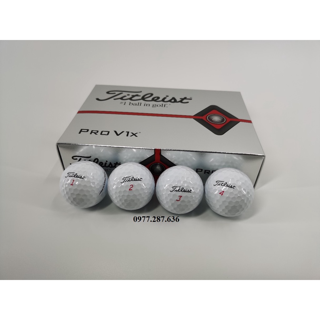 Bóng golf Titleist Pro V1 mới full box cao cấp 1 hộp 12 quả shop GOLF PRO BB003