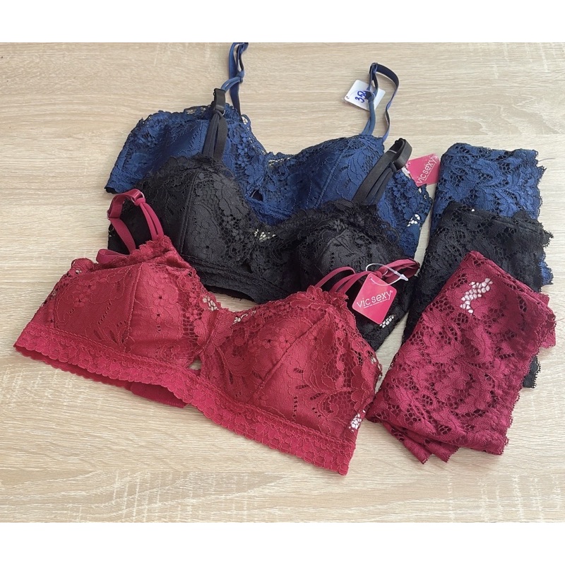 Bộ Bralette Ren không gọng _ Set bộ bra ren quyến rũ rất sexy