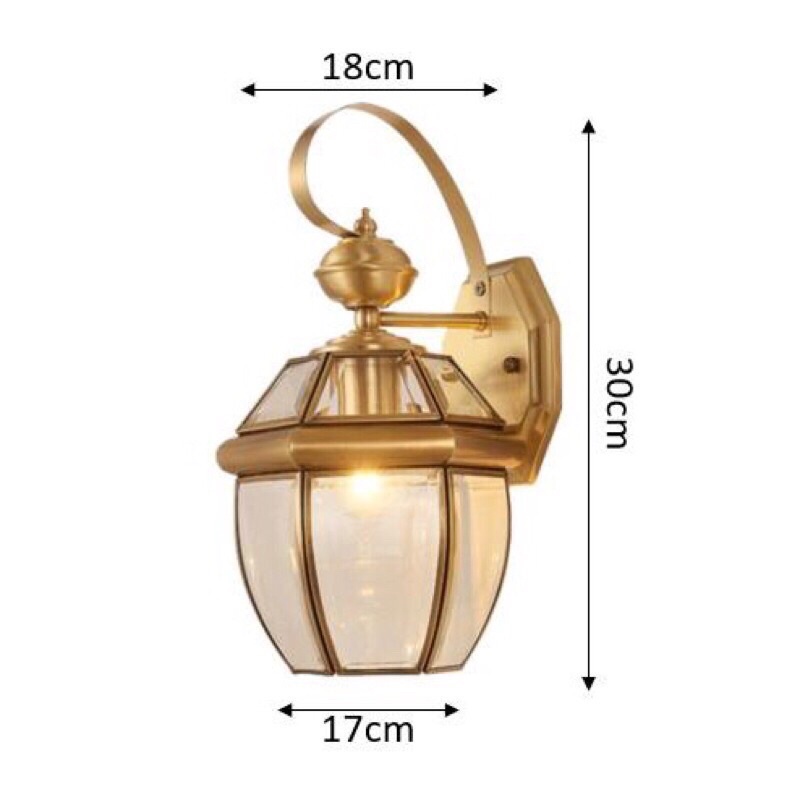 Đèn tường đồng hàng chính hãng