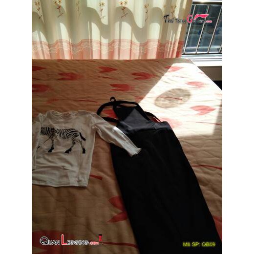 Quần yếm vải đen sành điệu kèm ảnh thật nguyên Set gồm áo và quần - QB09 | BigBuy360 - bigbuy360.vn