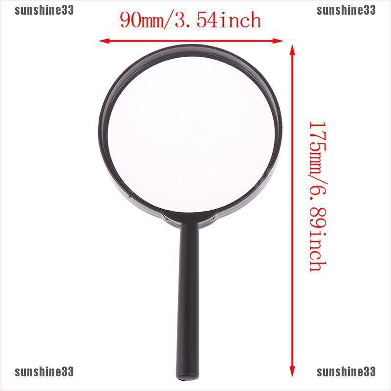 【COD•suns】90mm handheld magnifier 5x reading map newspaper magnifying glass je