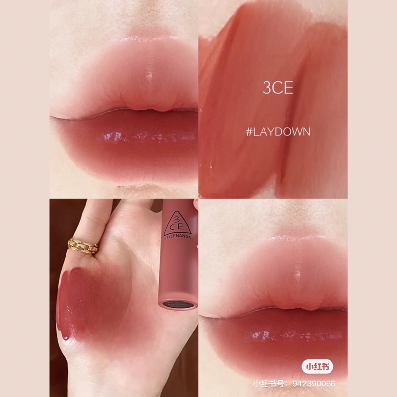 Son tint nước dạng kem siêu lì, lâu trôi 3ce Blur Water Tint