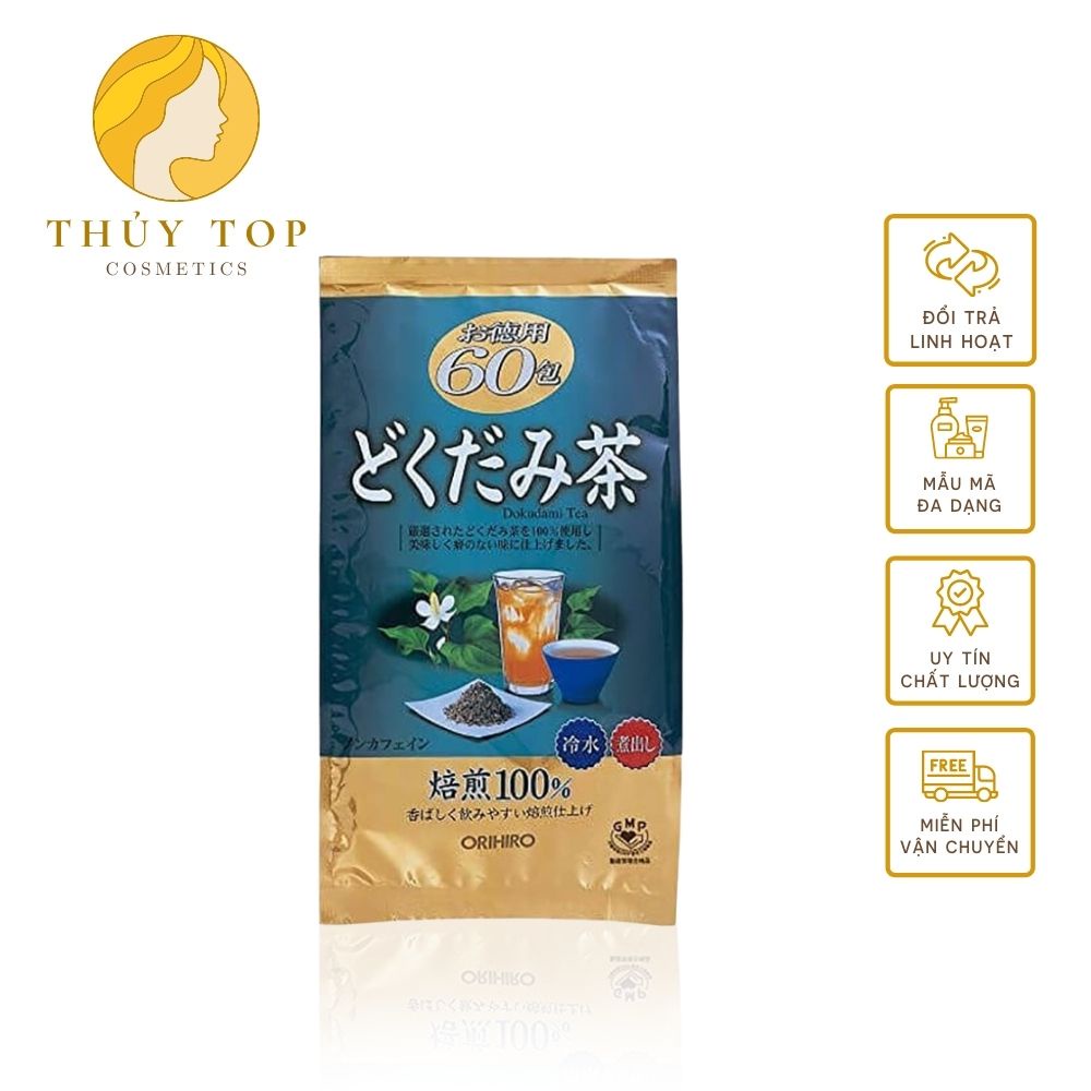 Trà Diếp Cá Dokuman, Chiết Xuất Từ 100% Diếp Cá Tự Nhiên, Không Lẫn Hóa Chất, Thanh Lọc Cơ Thể Làm Mát Gan Giảm Mụn Nhọt