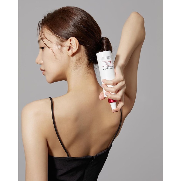 Xịt Giảm Mụn Thâm Cơ Thể MEDICUBE Red Clear Cica Body Mist 200ml _ MEDICUBE Chính Hãng