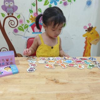 Tranh ghép gỗ 2 mảnh, ghép hình puzzle