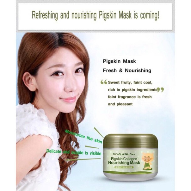 Mặt nạ ❤️Freeship❤️ Mặt nạ sủi bọt thải độc bì heo Carbonated Buble Clay mask Bioaqua - Hàng nội địa Trung