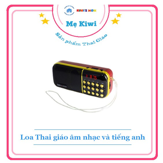 Loa Nontaus & thẻ nhớ 4Gb [THAI GIÁO & GIÁO DỤC SỚM} + 5 loại nhạc thai giáo tốt nhất