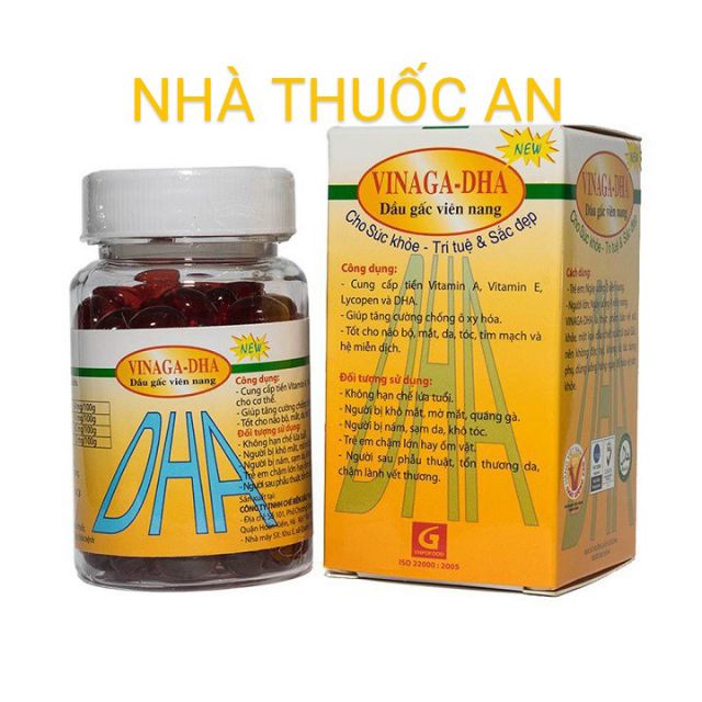 Viên dầu gấc Vinaga DHA