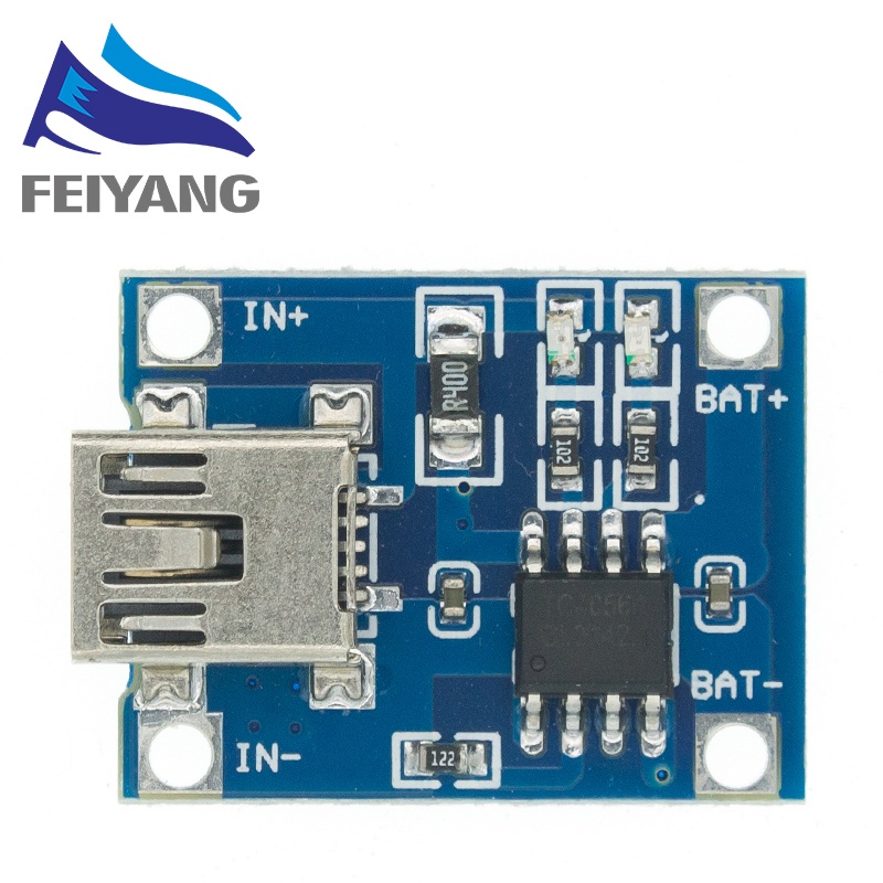 Mô-đun sạc pin Lithium TP4056 18650 Type-c/Micro/Mini USB 5V 1A với chức năng bảo vệ kép