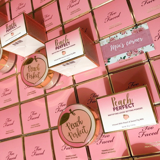 (Sẵn-Fullsize) Phấn phủ Too Faced Peach Perfect Mattifying Setting Powder 35g | WebRaoVat - webraovat.net.vn