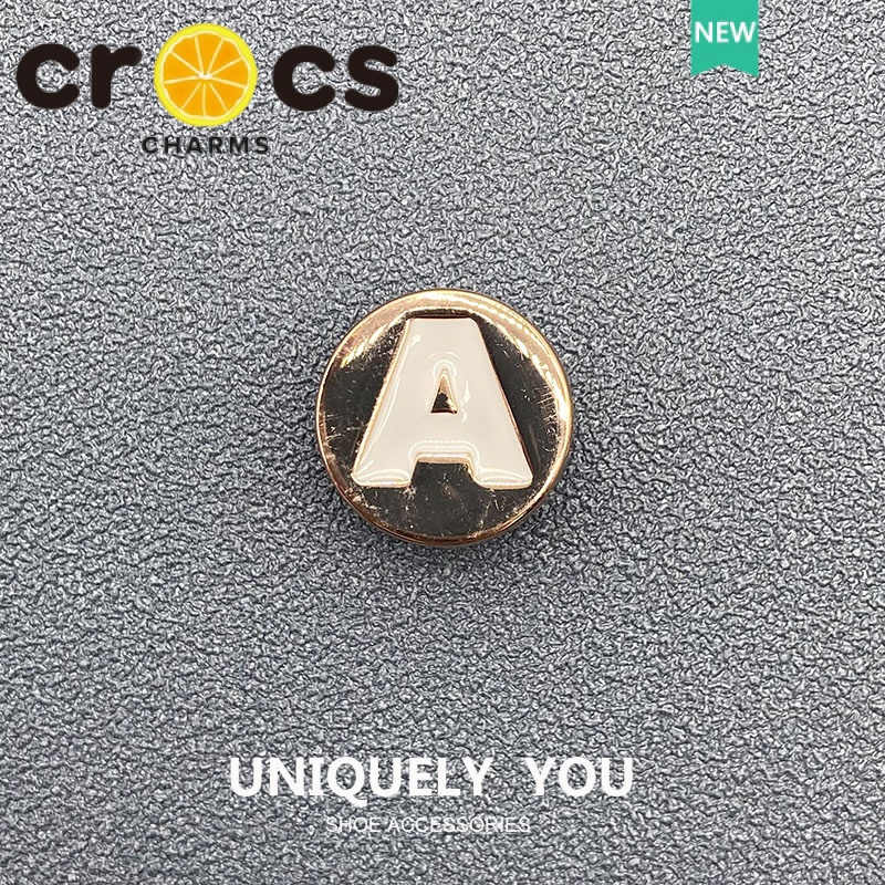 Crocs Phụ Kiện Trang Trí Giày crocs Bằng Kim Loại Chất Lượng Cao
