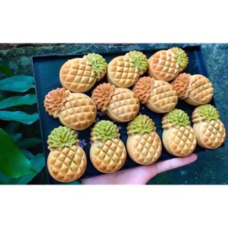 Khuôn Trung Thu 2 Mặt Quả Dứa 50G ( Làm Bánh Dứa)