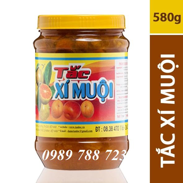 Mứt tắc xí muội Tấn Lộc 900g pha trà tắc cưc ngon