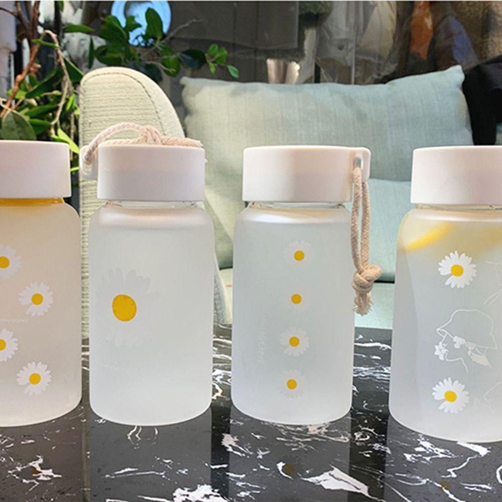 LAKAMIER Bình Nước Thể Thao Hình Hoa Cúc Mờ / Matte