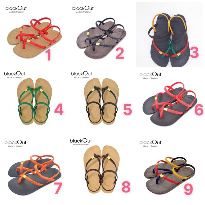 HOT! Dép Sandal THÁI LAN BlackOut Chính Hãng