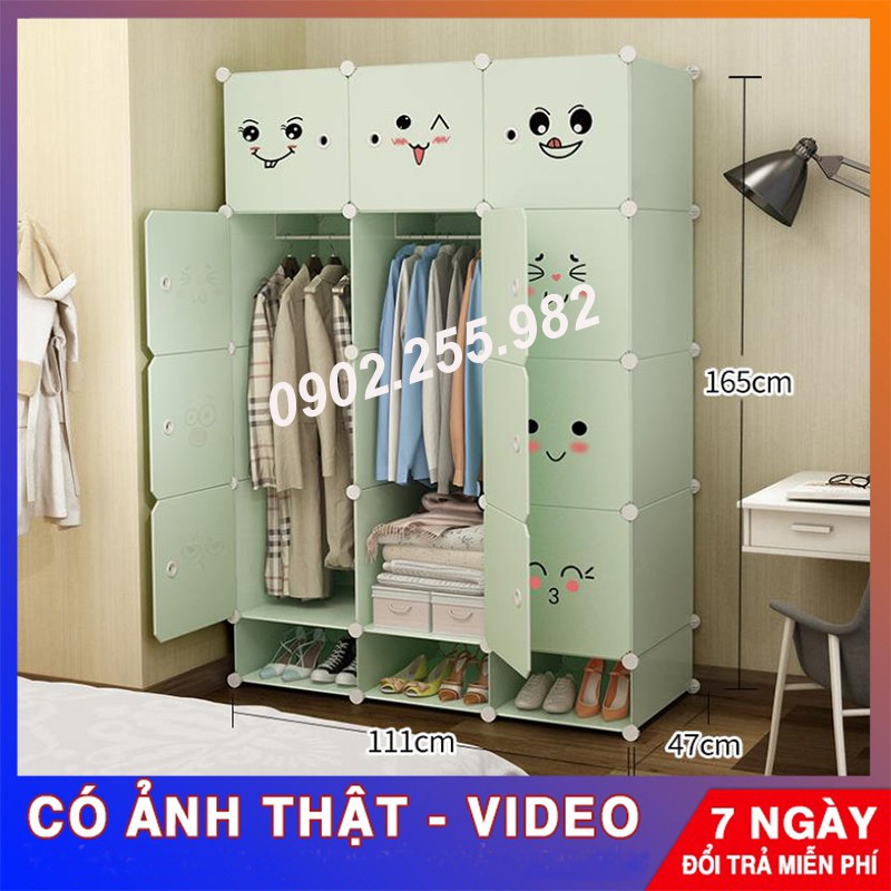 ❣️ [RẺ NHẤT SHOPEE] TỦ NHỰA LẮP GHÉP 12 Ô + 3 GIÀY  ĐỂ ĐỒ ĐA NĂNG THÔNG MINH sâu 47cm ❣️