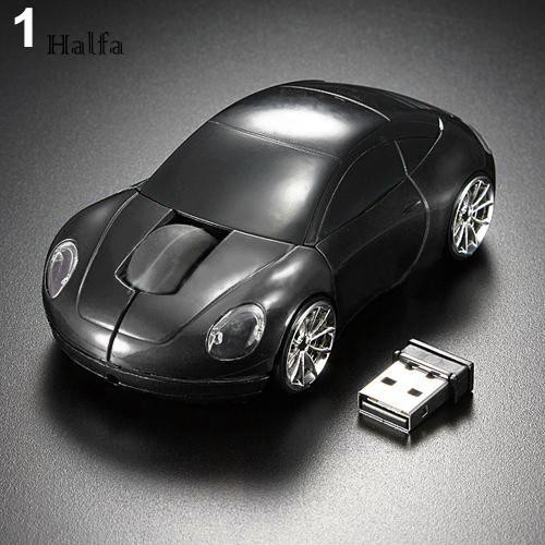 Chuột không dây tạo hình xe hơi sáng tạo kèm thiết bị USB nhận tín hiệu