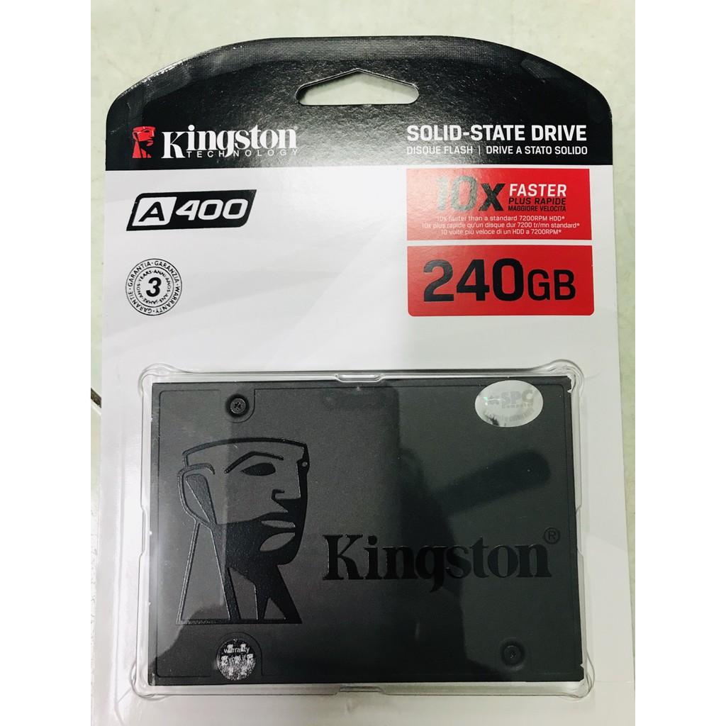 Ổ cứng SSD 240G Kingston A400 Sata III 6Gb/s TLC (SA400S37/240G)