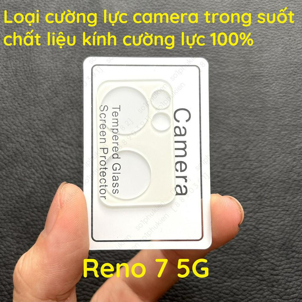 Dán cường lực camera Oppo Reno 7 5G dẻo nano, trong suốt